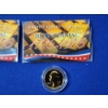Image 7 : (3) Black Ruthenium Buffalo Nickels & (2) 24K Gold-Plated Bicentennial Quarters