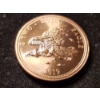 Image 2 : 2019 Zombucks "Two Dying Eagle" 1 Oz Copper Round