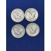 Image 2 : x4 Assorted Years United States Standing Liberty 90% Silver Quarters FV: $1.00