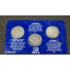 Image 5 : SSCA 20th Century Silver Half Dollar Collection Display Ft Walking Liberty, Franklin & Kennedy