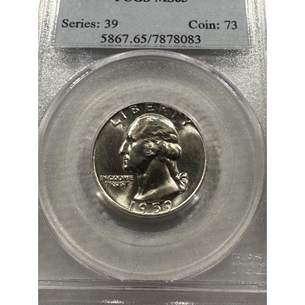 1959-D United States Quarter - PCGS MS 65 - Incredible Coin