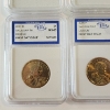 Image 6 : Six Assorted Years Sacagawea Dollar Coins Each Graded IGS MS65 - See Photos! 