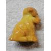 Image 2 : Vintage Uranium Degenhart Art Glass Figurine - Dark Bittersweet