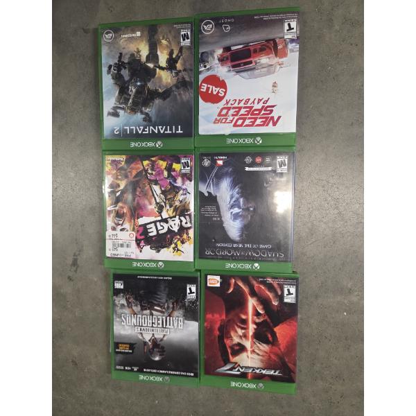 Six XBox One Video Games In Great Condition! 