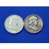 Image 1 : 2 - 90% Silver Walking Liberty Half Dollars: 1963-D & 1957-D