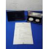 Image 1 : World Cup USA 1994 Commemorative Coin Proofs: 90% Silver Dollar & Clad Half Dollar