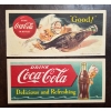 Image 1 : COCA COLA ADVERTISING BLOTTERS - VINTAGE 1951 & 53 10" X 4" BLOTTERS FEATURING THE FAMOUS SPRITE BOY