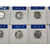 Image 3 : x10 Assorted Years 90% Silver Mercury Dimes FV: $1.00
