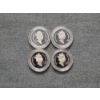 Image 2 : 2000 Canada Half Dollar Birds of Prey Proof Silver 4 Coin Set