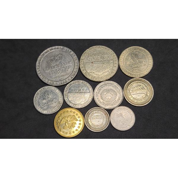 Lot Of Assorted Casino Tokens Including Golden Rose Casino & More