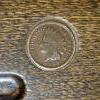 Image 4 : Vintage Grand Rapids Traditional Wooden Pedestal Chapel Lectern with Embedded Wheat/Buffalo Pennies