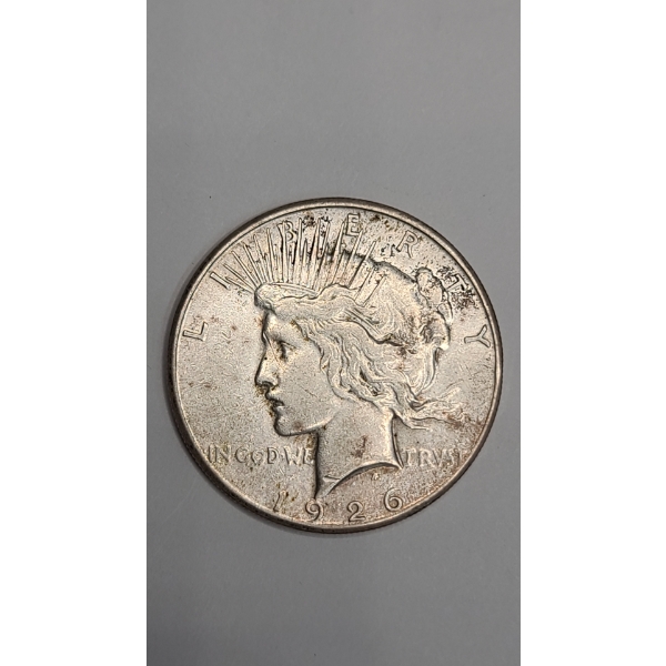 United States 1926-S 90% Silver Peace Dollar 