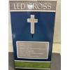 Image 2 : 15" Solar Powered LED Cross - Brand New In The Package