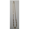 Image 2 : 14K Yellow Gold 18" Herringbone Twist V-Line Necklace - Weight: 5.7g