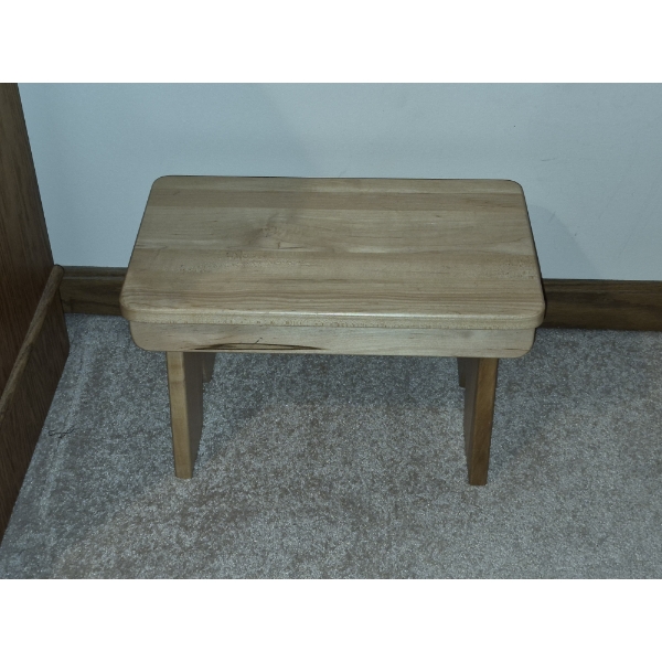 Small Step Stool For Closet Use - Solid Hardwood - 16 x 10