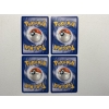 Image 2 : Lot of 4 Vintage Reverse Holo Pokemon Trading Cards