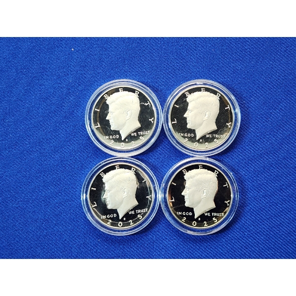 2025-S Kennedy Half Dollar Proofs - Face Value: $2.00