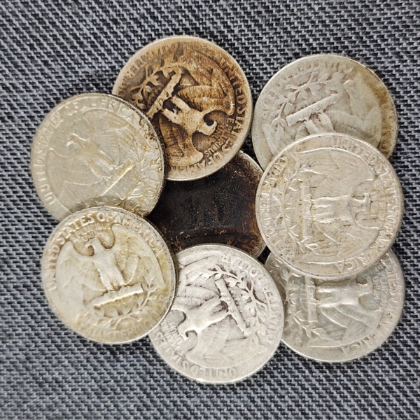$2.00 Face Value in Assorted 90% Silver United States Quarters