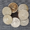 Image 1 : $2.00 Face Value in Assorted 90% Silver United States Quarters