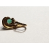 Image 3 : 14K Yellow Gold Pendant with Green Stone & Diamond Accent - TW: 0.7g