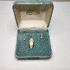Image 1 : Vintage 14K Yellow Gold Stud Earring Set & One Loose Dangle Earring - TW: 0.7g