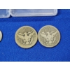 Image 8 : x6 U.S. Barber Coins: Half Dollars, Quarters, Dimes