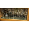 Image 1 : As Shown - Self Of Glasses & Wine Glasses - 22 Count All In All