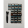 Image 1 : BRAND NEW Dollar Shave Club Handle With 40 Refill Cartridges Each With 6 Blades! ~ 6 Blade Razors