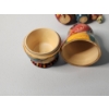 Image 5 : Hand-Painted Wood 5 Piece Russian Nesting Dolls - Excellent Condition