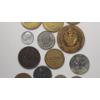 Image 10 : Collection Of Vintage World Coins, Tokens, Promotional Medals & British Farthing Coin Bracelet