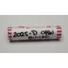 Image 1 : Roll Of Original Bank Wrapped U.S 2025-D Lincoln Cents - BU-UNCIRCULATED CONDITION - Face Value 0.50
