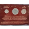 Image 4 : Two U.S. Coin Folio Displays Featuring Birth of a Nation Coin & Stamp Set With Transitional Ike Set!
