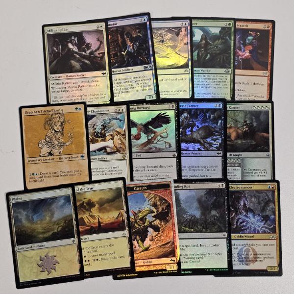 Lot of 15 Assorted Holo MTG Magic The Gathering Trading Cards
