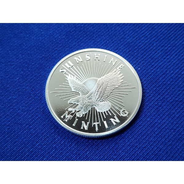 Sunshine Minting One Troy Ounce .999 Fine Silver Round
