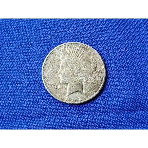 1926-S Silver Peace Dollar - Better Date! 