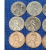 Image 2 : 1943 Steel Lincoln Wheat Cents & Assorted 1950's Lincoln Wheat Cents - Face Value: $0.16