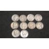 Image 1 : Assorted Years/Mint Marks 90% Silver Mercury Dimes - Face Value: $1.00