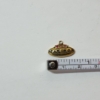 Image 3 : 10K Gold AEP Ohio Power Pendant w/ Ruby Stones - Total Weight: 1.7g