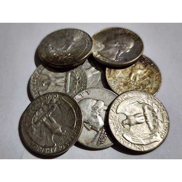$2.00 Face Value in 90% Silver Washington Quarters 