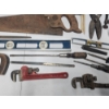 Image 7 : Assorted Tools Including Saws, Levels, Tin Snips, Pipe Wrenches, & More - See Photos!