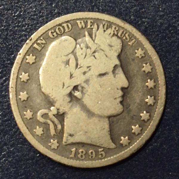 Rare 1895 O Barber (Liberty Head) Half Dollar - 90% Silver US Coin