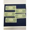 Image 3 : One Dollar Silver Certificates Blue Seal - 1957 (2) - 1957 A (3) - Total of 5 