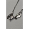 Image 5 : Lovely Sterling Silver 18" Necklace With Sterling Silver Heart Dangle Earrings - Weight: 7.5g
