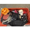 Image 2 : Large Tote Of Assorted Halloween Decor & Costumes 