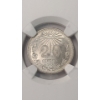 Image 2 : NGC 1937-M MS64 Mexico 20 Centavos 72% Silver Coin