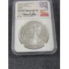 Image 2 : NGC MS70 2020-P 1 Oz Silver Eagle - Mike Castle Signed