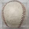 Image 3 : Vintage Cleveland Indians Team-Signed Baseball in Protective Display Case