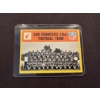 Image 1 : 1967 San Francisco 49ers Football Team Card - Made By Philadelphia Cards - Harder To Find