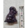 Image 5 : Degenhart Vintage Glass Dog Figurine - Royal Violet