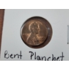 Image 3 : *MINT ERROR* 1989-D United States Lincoln Penny ~ Stamped On Bent Planchet ~ Very Unique Coin!